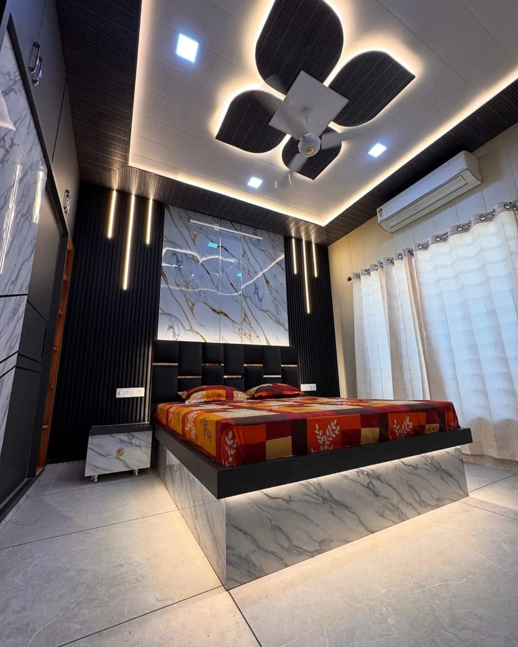 bedroom interior design before after