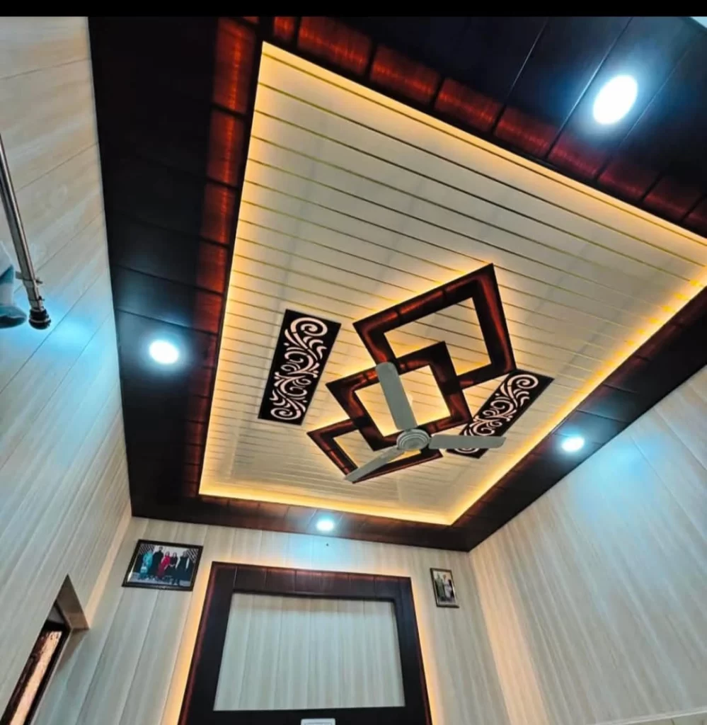 luxury bedroom makeover with false ceiling and lighting design
