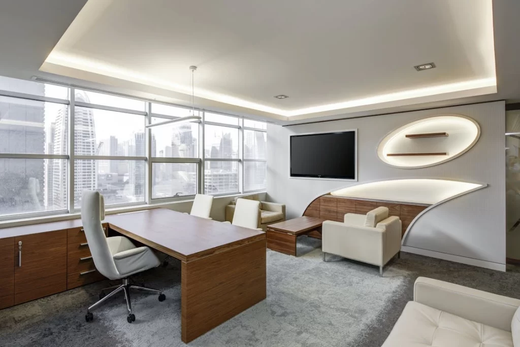 modern office interior design executive cabin workspace